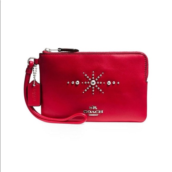 SALE!!! NWT Coach RARE western rivets wristlet PRICE FIRM- HOST PICK - Picture 2 of 5